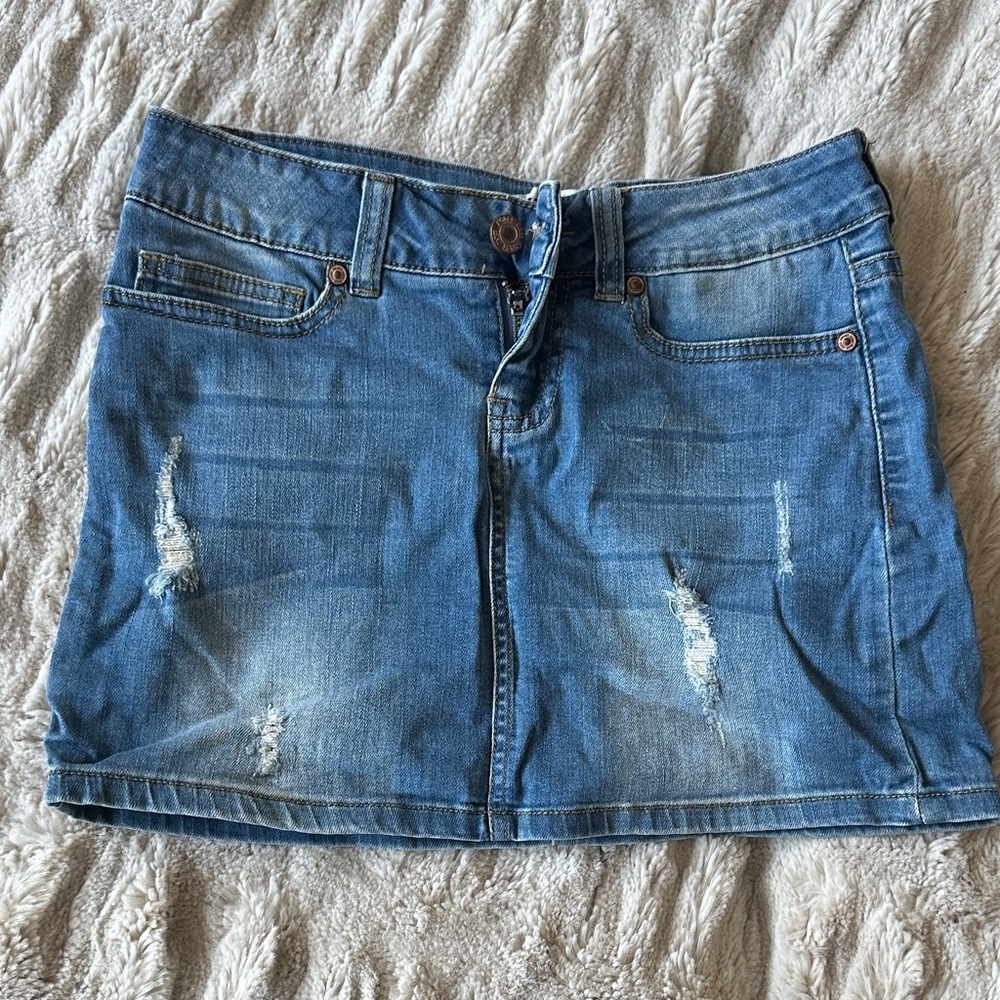 Noisy May Denim Mini Skirt